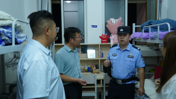 蘭州新華 警校聯合-校園安全檢查